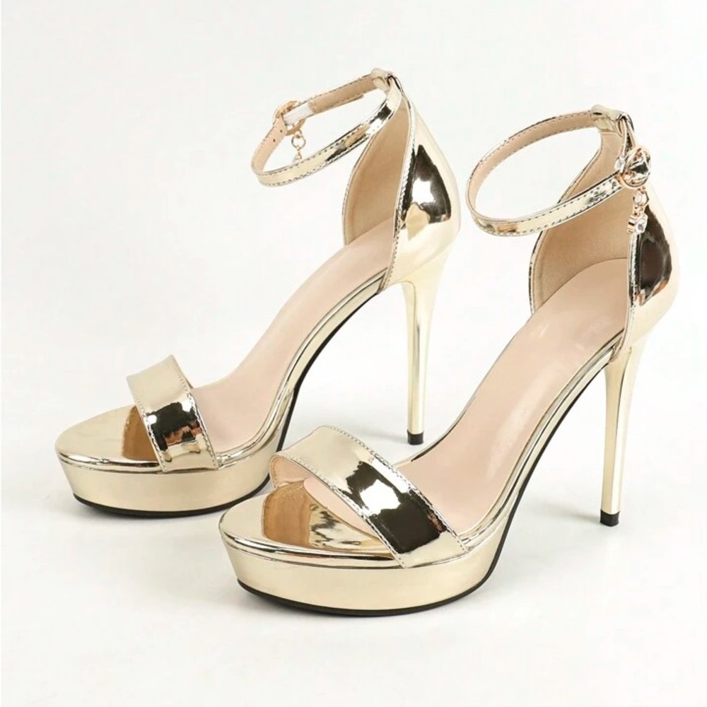 Elegant Gold High Heels